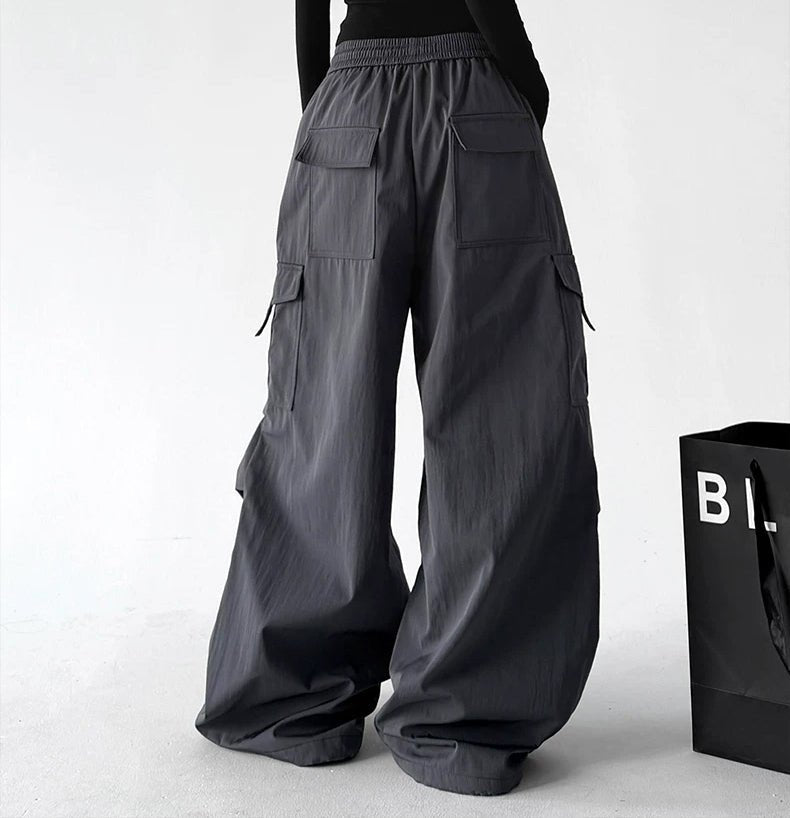 Cargo-Pocket Wide-Leg Pants - COPPING THREADS - CT ORIGINALS