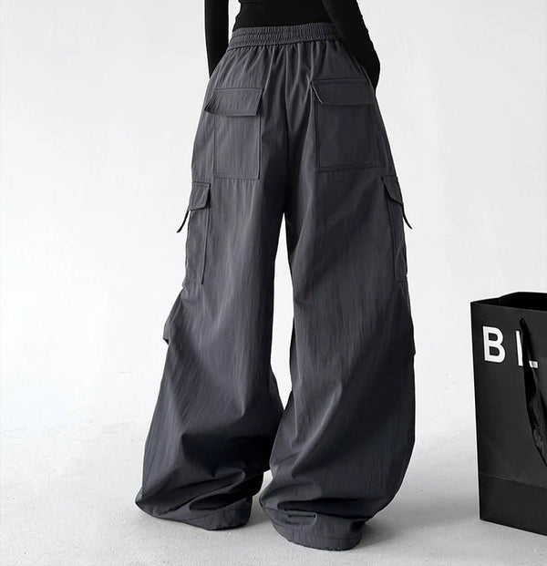 Cargo-Pocket Wide-Leg Pants - COPPING THREADS - CT ORIGINALS