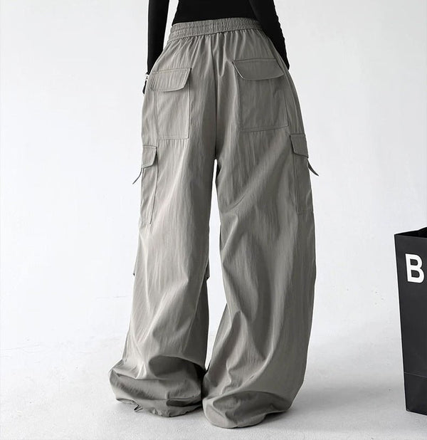 Cargo-Pocket Wide-Leg Pants - COPPING THREADS - CT ORIGINALS