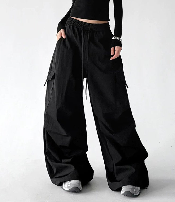 Cargo-Pocket Wide-Leg Pants - COPPING THREADS - CT ORIGINALS