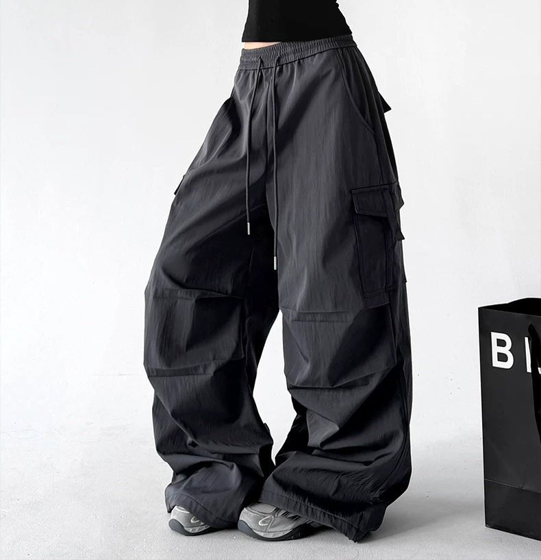 Cargo-Pocket Wide-Leg Pants - COPPING THREADS - CT ORIGINALS