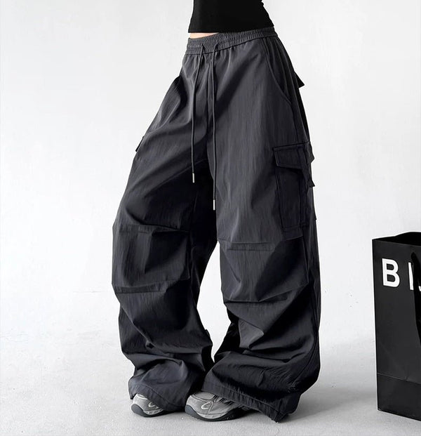 Cargo-Pocket Wide-Leg Pants - COPPING THREADS - CT ORIGINALS