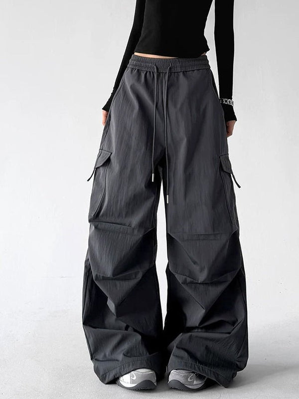 Cargo-Pocket Wide-Leg Pants - COPPING THREADS - CT ORIGINALS