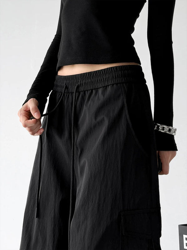 Cargo-Pocket Wide-Leg Pants - COPPING THREADS - CT ORIGINALS