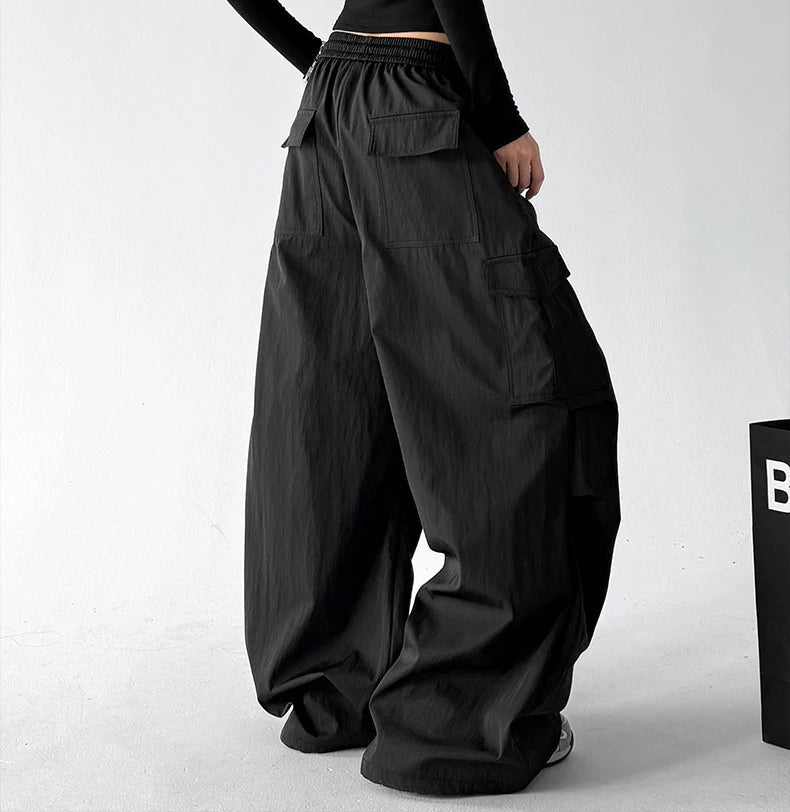 Cargo-Pocket Wide-Leg Pants - COPPING THREADS - CT ORIGINALS