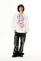 Cartoon Loong Print Sweatshirt - COPPING THREADS - APRIORITY