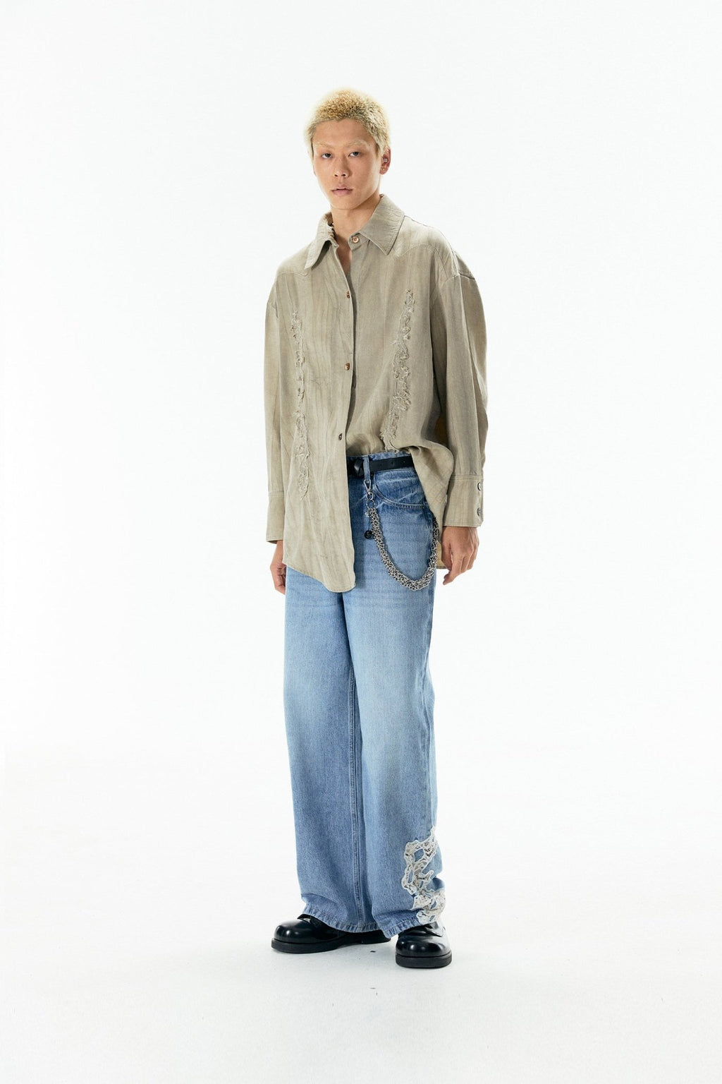 Carved Stitch Vintage Distressed Shirt - COPPING THREADS - APRIORITY