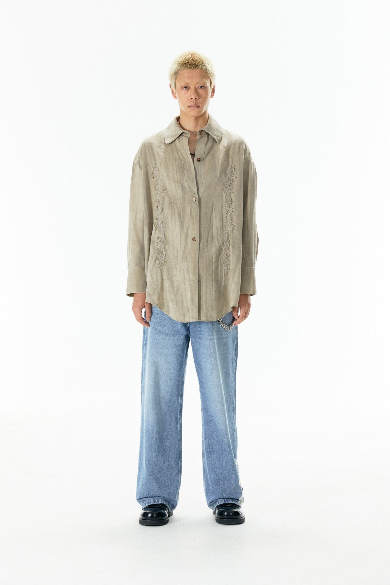 Carved Stitch Vintage Distressed Shirt - COPPING THREADS - APRIORITY