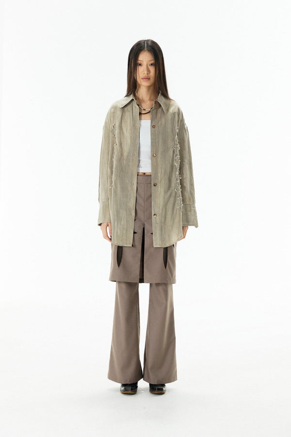 Carved Stitch Vintage Distressed Shirt - COPPING THREADS - APRIORITY