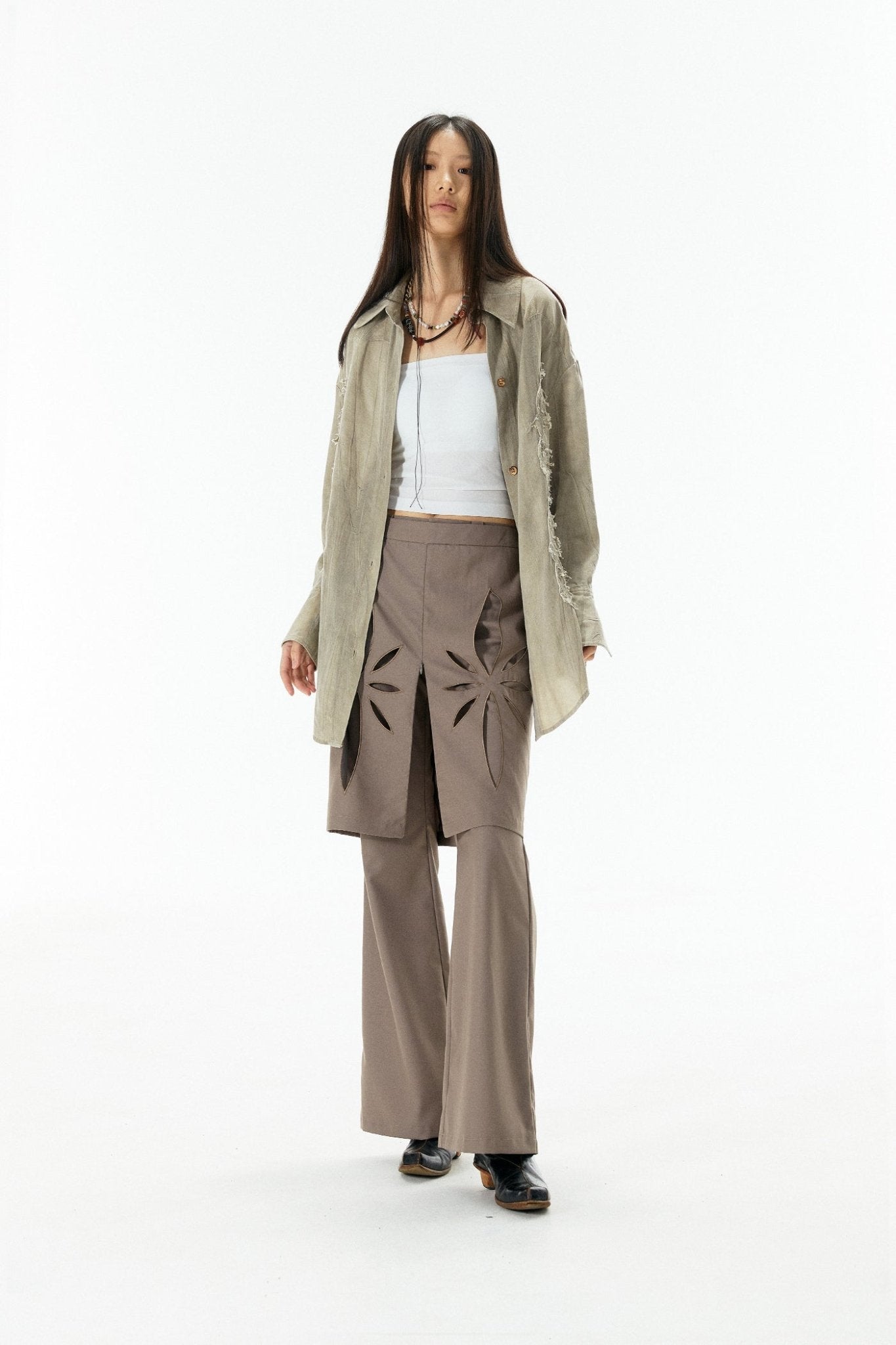 Carved Stitch Vintage Distressed Shirt - COPPING THREADS - APRIORITY