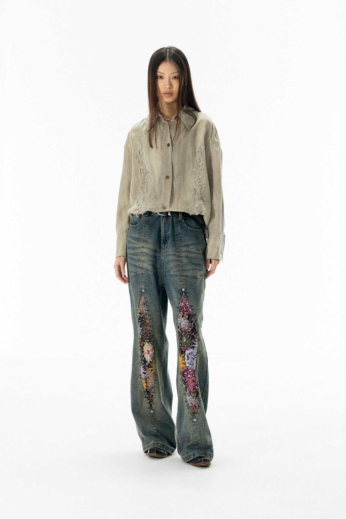 Carved Stitch Vintage Distressed Shirt - COPPING THREADS - APRIORITY