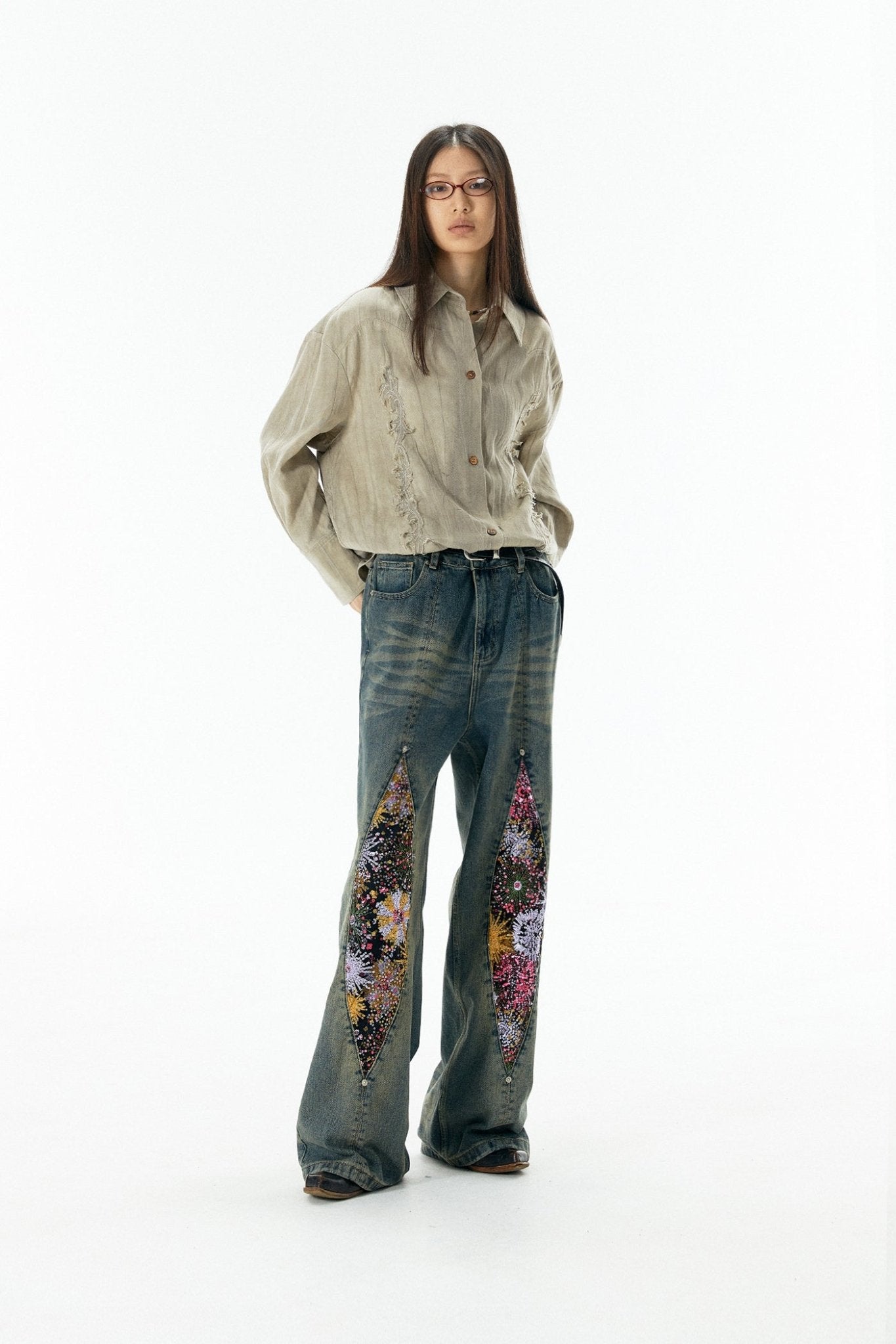 Carved Stitch Vintage Distressed Shirt - COPPING THREADS - APRIORITY