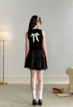 Cat Embroidered Knit Tank Top - COPPING THREADS - AYF