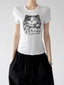 Cat Print Fitted T-Shirt - CT0913 - COPPING THREADS - CT ORIGINALS