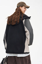 CATTEE Color Block Baseball Hooded Jacket - COPPING THREADS - CATTEE