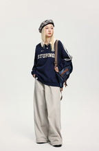 CATTEE Embroidered Letter Polo Sweatshirt - COPPING THREADS - CATTEE