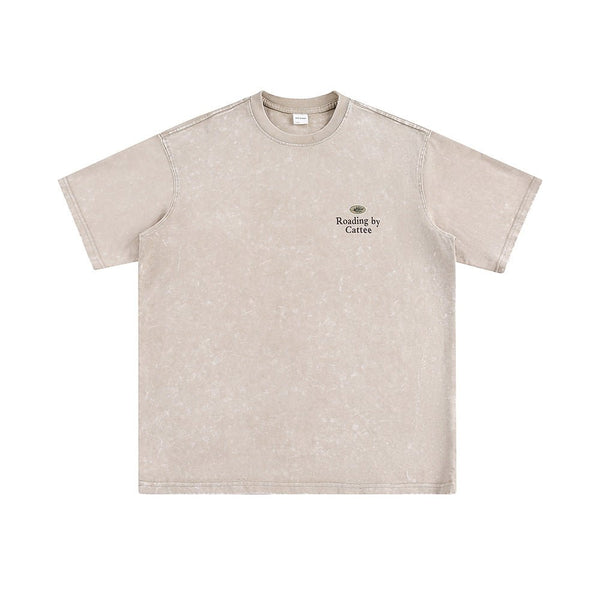 CATTEE Heavyweight Vintage Washed Tee - COPPING THREADS - CATTEE