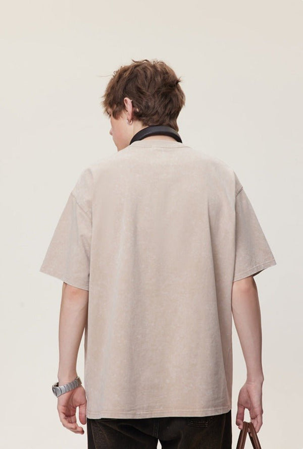CATTEE Heavyweight Vintage Washed Tee - COPPING THREADS - CATTEE
