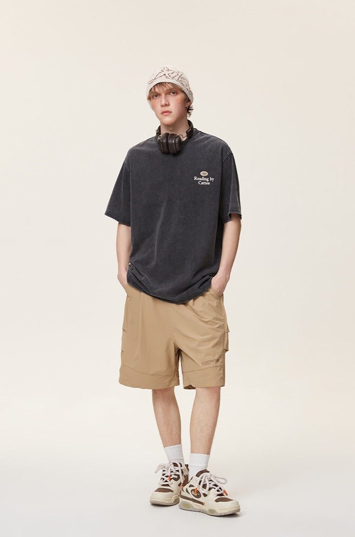 CATTEE Heavyweight Vintage Washed Tee - COPPING THREADS - CATTEE