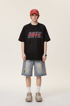 CATTEE Letter Puff Print Tee - COPPING THREADS - CATTEE