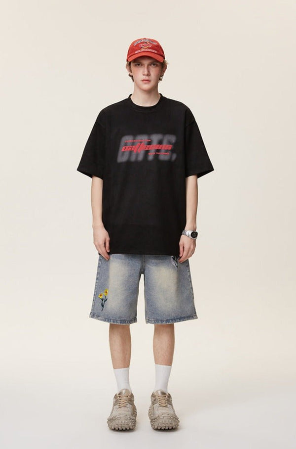 CATTEE Letter Puff Print Tee - COPPING THREADS - CATTEE