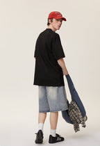 CATTEE Letter Puff Print Tee - COPPING THREADS - CATTEE