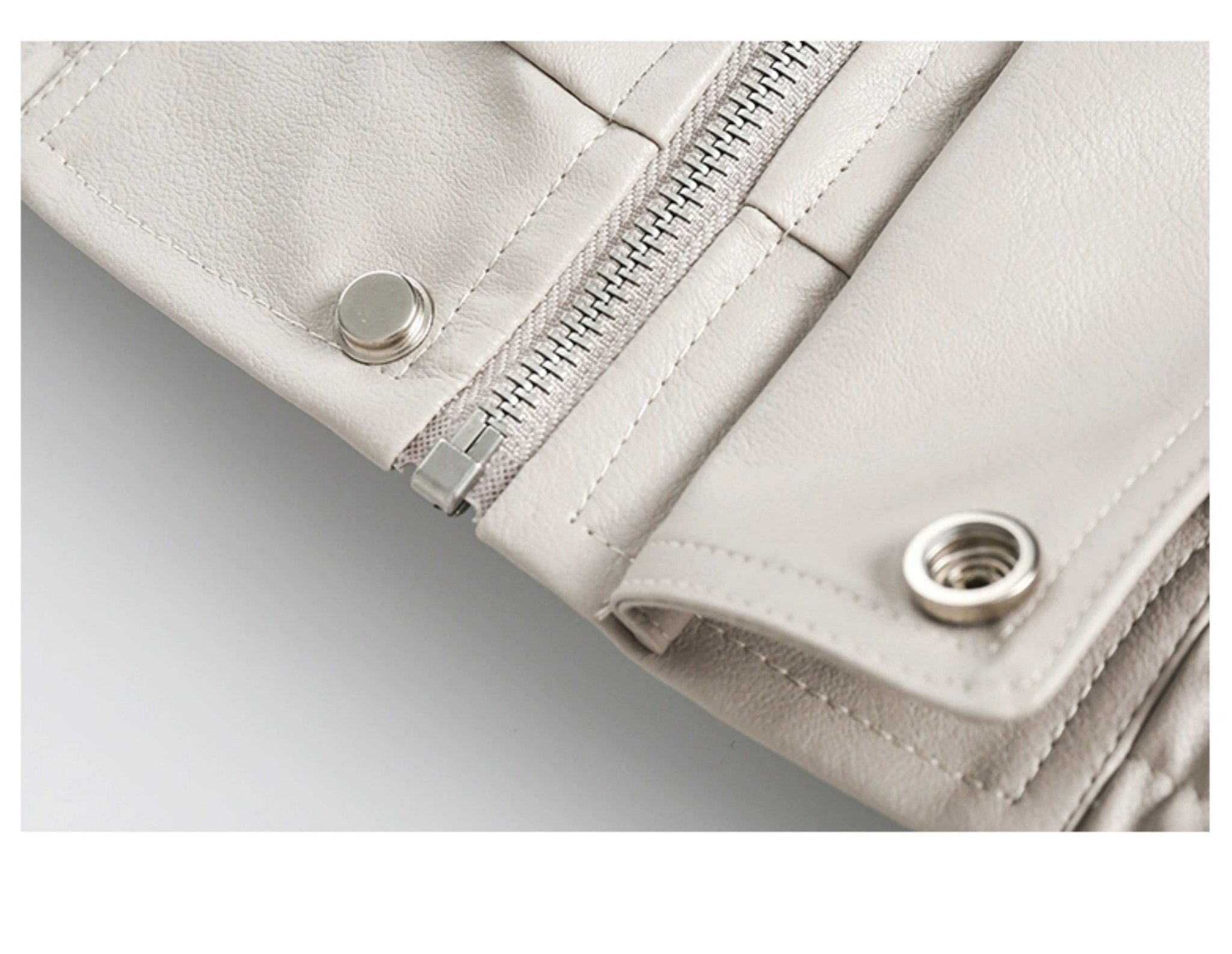 CATTEE Retro motorcycle Lapel Leather Jacket - COPPING THREADS - CATTEE