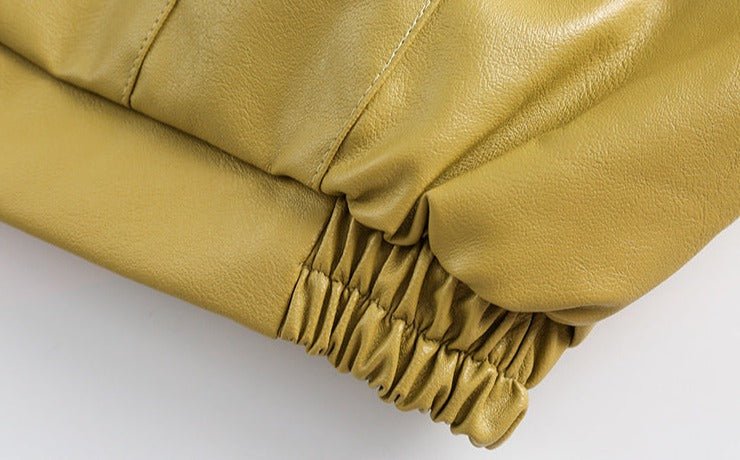 CATTEE Retro Motorcycle PU Jacket - COPPING THREADS - CATTEE