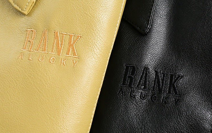 CATTEE Retro Motorcycle PU Jacket - COPPING THREADS - CATTEE