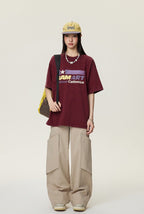 CATTEE SAMART Vintage Washed Tee - COPPING THREADS - CATTEE