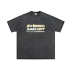 CATTEE SAMART Vintage Washed Tee - COPPING THREADS - CATTEE