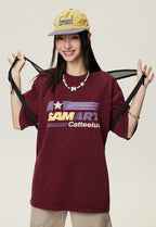 CATTEE SAMART Vintage Washed Tee - COPPING THREADS - CATTEE