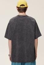 CATTEE SAMART Vintage Washed Tee - COPPING THREADS - CATTEE