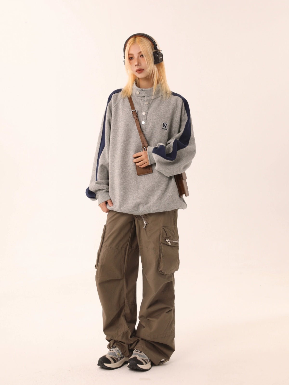 CATTEE Stand Collar Sweatshirt - COPPING THREADS - CATTEE