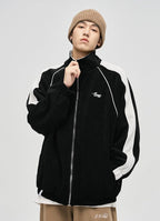 CATTEE Striped Stand Collar Jacket - COPPING THREADS - CATTEE