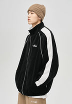 CATTEE Striped Stand Collar Jacket - COPPING THREADS - CATTEE