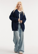 CATTEE Vintage Cable Knit Cardigan - COPPING THREADS - CATTEE