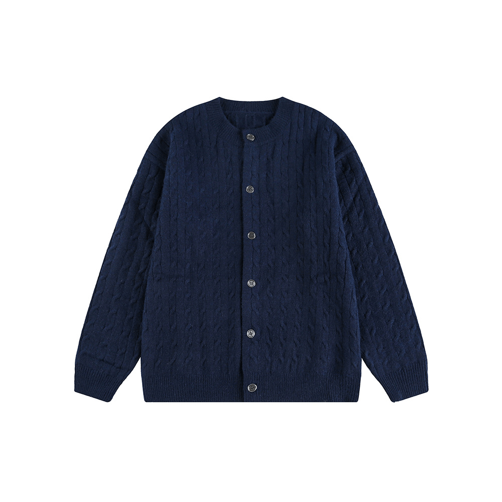CATTEE Vintage Cable Knit Cardigan - COPPING THREADS - CATTEE