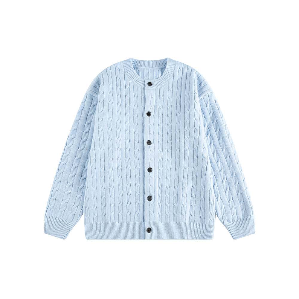 CATTEE Vintage Cable Knit Cardigan - COPPING THREADS - CATTEE