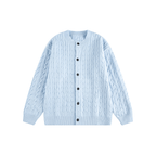 CATTEE Vintage Cable Knit Cardigan - COPPING THREADS - CATTEE