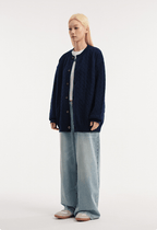 CATTEE Vintage Cable Knit Cardigan - COPPING THREADS - CATTEE