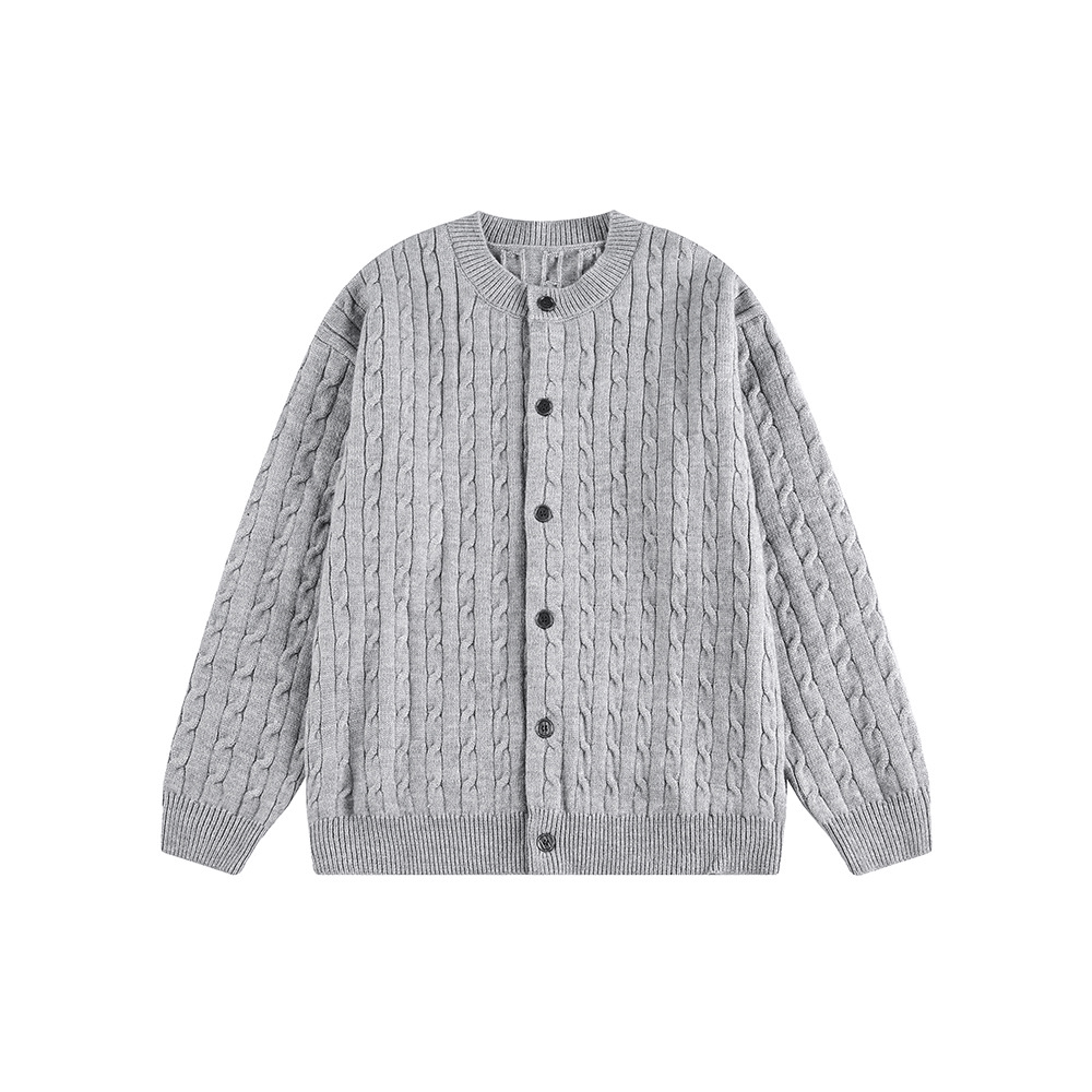 CATTEE Vintage Cable Knit Cardigan - COPPING THREADS - CATTEE