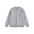 CATTEE Vintage Cable Knit Cardigan - COPPING THREADS - CATTEE