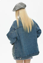 CATTEE Vintage Distressed Denim Jacket - COPPING THREADS - CATTEE