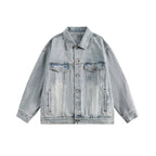 CATTEE Vintage Distressed Denim Jacket - COPPING THREADS - CATTEE