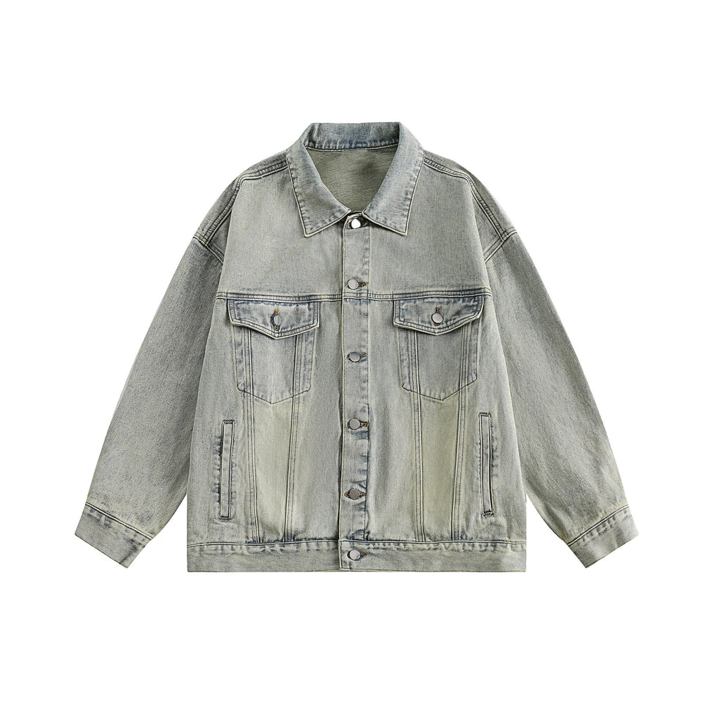 CATTEE Vintage Distressed Denim Jacket - COPPING THREADS - CATTEE