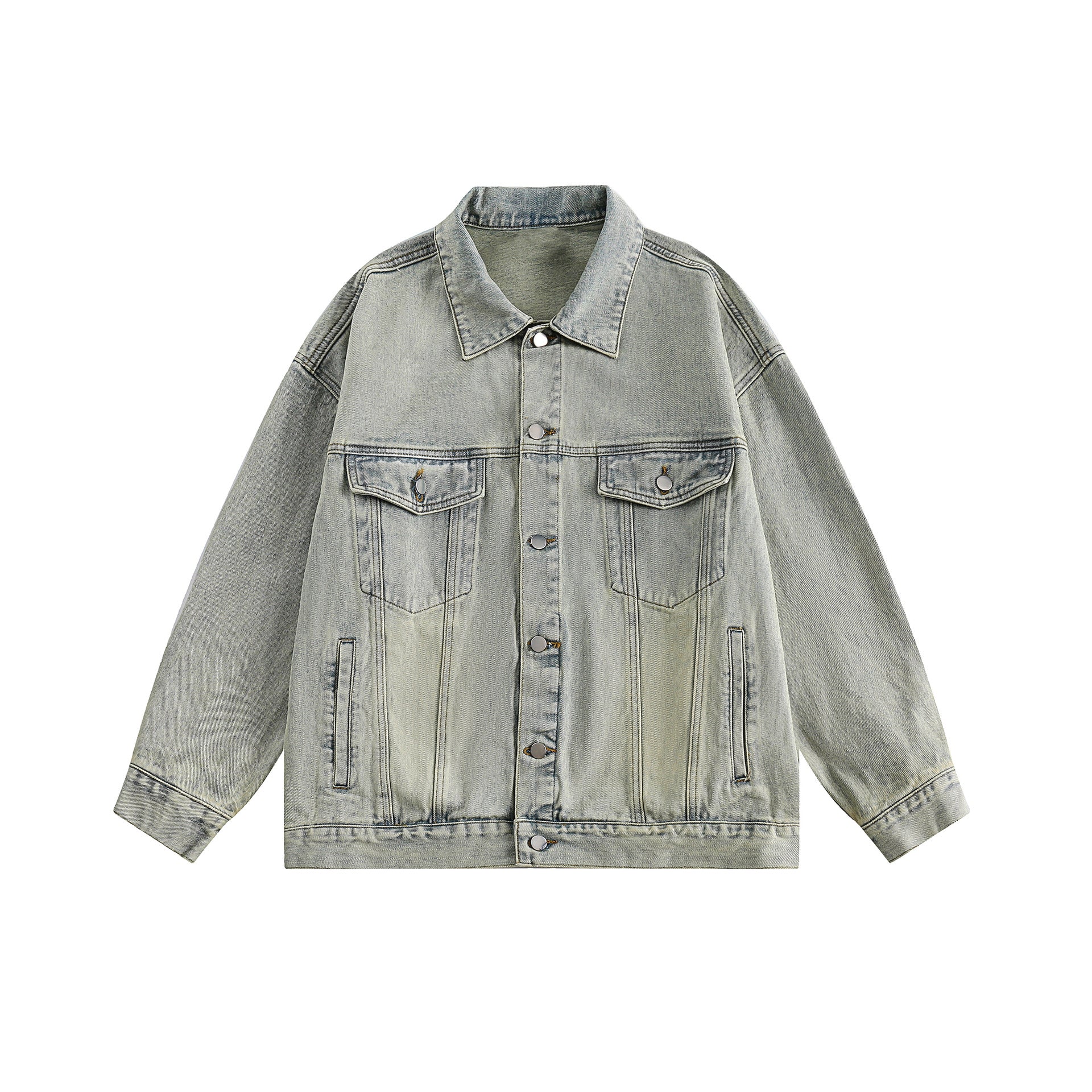 CATTEE Vintage Distressed Denim Jacket - COPPING THREADS - CATTEE