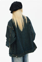 CATTEE Vintage Distressed Denim Jacket - COPPING THREADS - CATTEE