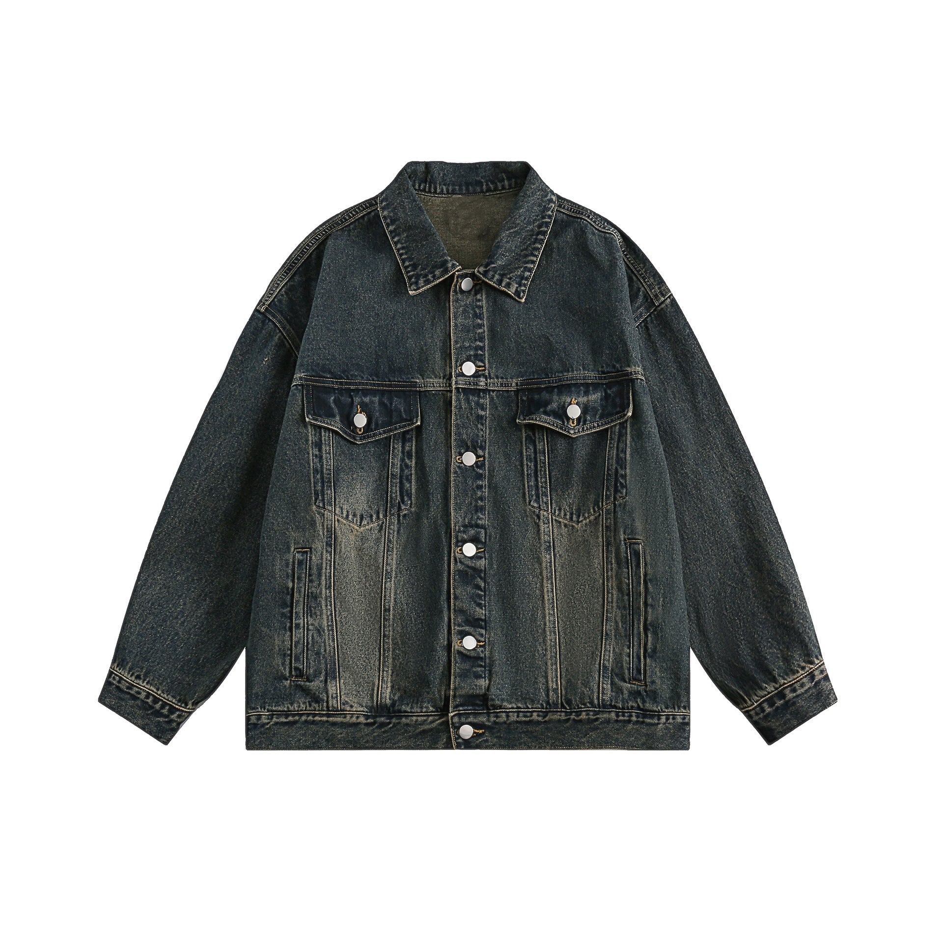 CATTEE Vintage Distressed Denim Jacket - COPPING THREADS - CATTEE