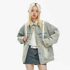 CATTEE Vintage Distressed Denim Jacket - COPPING THREADS - CATTEE